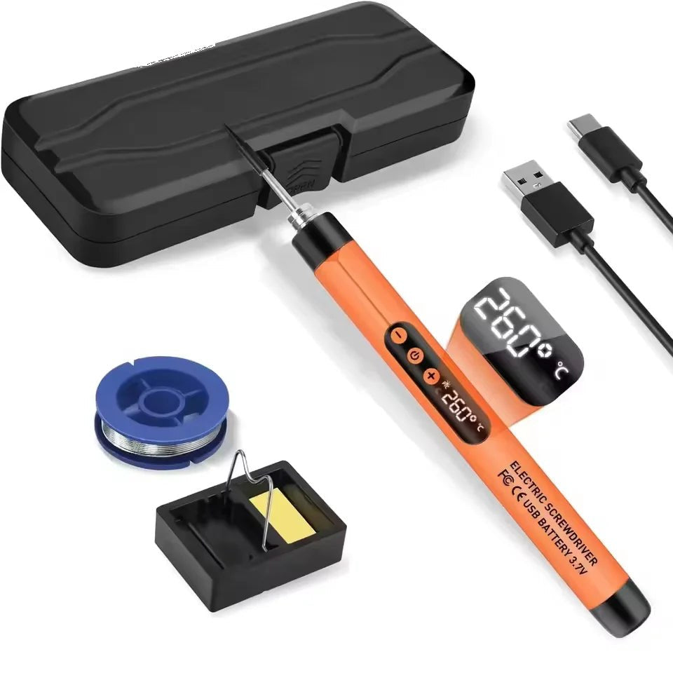 Soldador inalámbrico USB con su kit